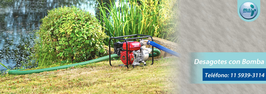 Desagote con Bomba a Explosión