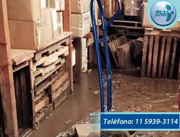 Servicio de Desagote de  Depósito Inundado