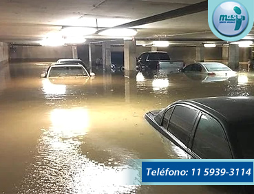 Servicio de Desagote de Estacionamiento Inundado